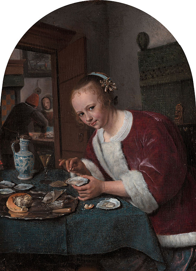 Galeria portretu: Jan Steen „Jedząca ostrygi” (ok.1660)
